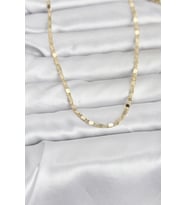 CM 14K Gold Renk Ezme Zincir 60 cm Kadın Kolye - TJ-BKO10964