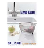 Lavabo Süzgeci -Lavabo Çöplüğü - Lavabo İçi Çöp Süzgeci 304 Paslanmaz Çelik