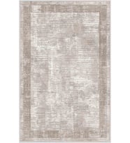 Eliana Home Baskılı, Yıkanabilir Kaymaz Taban Salon Halısı LNA0533 100x150 cm (Bej)