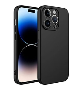 Coverzone Apple iPhone 14 Pro ?le Uyumlu K?l?f Z-Mara Lansman Vieri Tam Koruma Arka Kapak Kamera Koruma �?k?nt?l? P�r�zs�z Y�zey Siyah