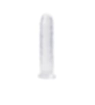 River World 22 cm'lik Testissiz Yumuşak Jel Dokulu Şeffaf Gerçekçi Pe nis