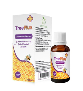 Treeplus Beta Glukan Arı Sütü 150 Ml Şurup