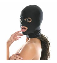 OdinsShop Fantezi Fetish Maske Spandex Siyah