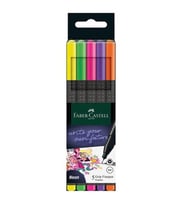 Faber Castell Grip Finepen Neon 5Li Renkli Kalem