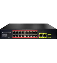 Uranium POE-1621SFP-200W 16 Port 10/100 2xgigabit RJ45 1xsfp Uplink 200W Poe Switch