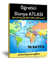Öğretici Orta Boy Dünya ATLASI (70 Seçilmiş Harita)