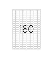 A1 Etiket Lazer Etiket tw-2280 100 A4 Sayfa Lazer Etiket 22 x 12 mm Boyutunda 1 A4 Sayfada 160 Etiket