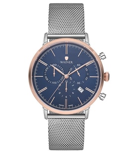 Wainer WA.19222-B Erkek Kol Saati , Swiss Made , Safir Cam (Gri)