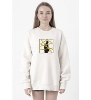 The Mentalist Crime Scene Tape Beyaz Kadın 2ip Sweatshirt