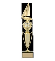 ODAK KUPA - Figürlü Kupalar - Yelken Figürlü Kupalar FG-044 A - 45 cm
