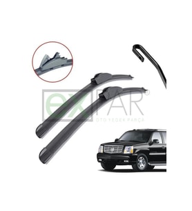 CADİLLAC ESCALADE ÖN CAM SİLECEK SÜPÜRGESİ TAKIMI 2001 - 2006 MODEL