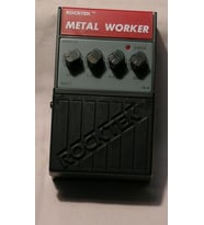 Maxtone MWR01 Metal Worker Distortion Efekt Pedalı (Başlangıç/Orta Seviye)  Agresif Metal Tonları İçin Yüksek Gain Kapasitesi, Dayanıklı Metal Gövde, Hassas EQ Kontrolü ve Sert Karakterli Distorsiyon