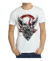 Bant Giyim - God Of War Beyaz Erkek T-shirt Tişört