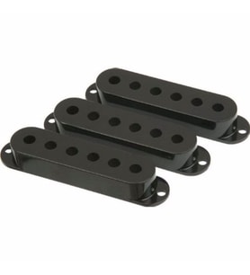 Fender Pickup Cover Strat BLK Plastic