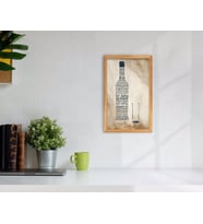 BK Home Rakı Tasarımlı Dekoratif Retro Ahşap Tablo-8