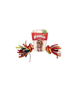 Pawise Renkli Düğümlü İp Kemik 22 Cm