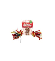 Pawise Renkli Düğümlü İp Kemik 22 Cm