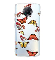 PrintiFy Xiaomi Poco F2 Pro ile Uyumlu 1mm Slim Fit Water Color 2 Baskılı Şeffaf  Kılıf