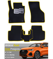 AUDİ Q3 (2018-2025) Uyumlu EVA Paspas Tam Set–Araca Özel,Su Geçirmez,Hızlı ve Kolay Montaj
