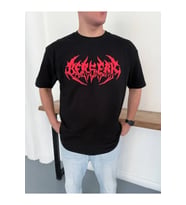 Erkek Baskılı T-Shirt Yazlık Kısa Kol Bisiklet Yaka Rahat Kalıp Tişört - Siyah