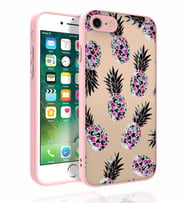 Uyumlu Model Apple iPhone 8 Kılıf Desenli Parlak Nora Kapak