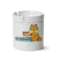 Garfield Baskılı Porselen Küllük Makinede Yıkanabilir