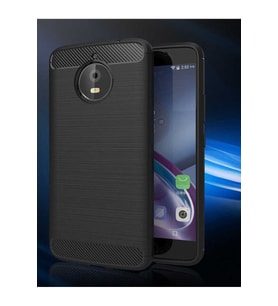 Lenovo Moto E4 Plus Uyumlu Kılıf Zore Room Silikon Kapak (Siyah)