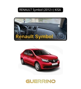 RENAULT Symbol (2012+) KISA TORPİDO KORUMA HALISI SİYAH KENAR