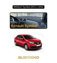 RENAULT Symbol (2012+) KISA TORPİDO KORUMA HALISI SİYAH KENAR