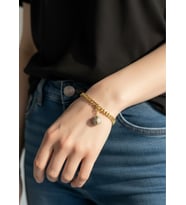 Xuping Gold Zincir Taşlı Top Bileklik - 26xpb46