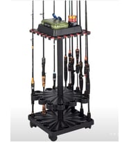 Anchor Kare 24 lü Tekerlekli LRF Spin Olta Kamış Standı