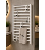5'li Havlupan Askısı Delmeden Takılan Banyo Havlu Askılığı 10x5 cm