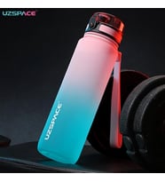 Uzspace Tritan Su Matarası 500Ml VGN3026 Pembe Turkuaz