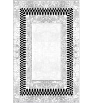 Eliana Home Baskılı, Yıkanabilir Kaymaz Taban Salon Halısı LNA1863-SM90 100x150 cm (Gri)