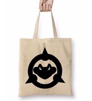 Battletoads Logo preta Bez Çanta Uzun Saplı