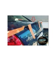 HYUNDAİ ACCENT İNCE BAGAJ SPOYLER FİBERGLASS BOYASIZ