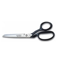 A4115-9 Tekstil / Yatık Regula Makası No: 9 İnç / 22,86 Cm - Nikel Kaplama, Siyah Saplı