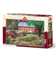 Art Puzzle 1500 Parça Atlı Bahçe 5397