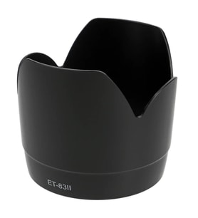 Ayex ET-83II Parasoley – Canon EF 70-200mm f/2.8L USM ile Uyumlu Lens Hood (Siyah)