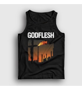Presmono Unisex Siyah Love And Hate Godflesh Atlet 436827tt