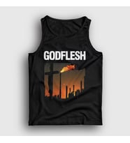 Presmono Unisex Siyah Love And Hate Godflesh Atlet 436827tt