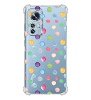 PrintiFy Xiaomi Mi 12 Uyumlu Water Color 6 Baskılı Şeffaf Köşe Korumalı Antişok Kılıf