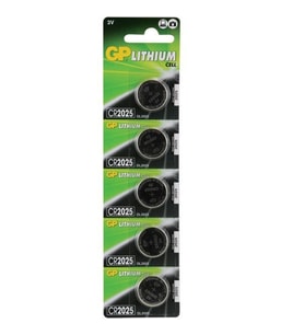 GP CR2025 3 V Lityum 5'li Para Pil