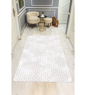 Modern Desenli Dijital Baskı Kaymaz Taban Halı H0241