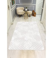 Modern Desenli Dijital Baskı Kaymaz Taban Halı H0241