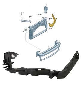 Seat Leon Sol Far Alt Braketi 2013 Sonrası 5F0807571B