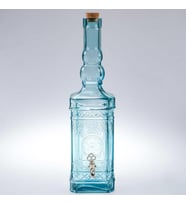San Miguel Musluklu Köşeli Yağ Şişesi 3.5 Litre 5031G  (Renksiz)