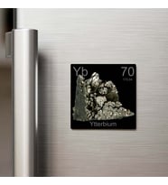 Ytterbium (İterbiyum) Elementi – Buzdolap Magneti – 9x9 cm