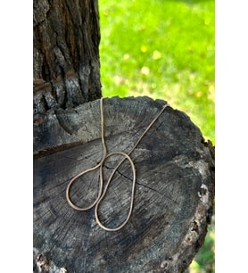 Kyoto Dizayn Snake Model Rose Gold Renk Şık Tasarım 316L Çelik 50cm Kolye