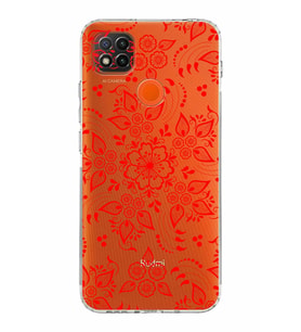 Xiaomi Redmi 10A  Kamera Korumalı Kapak Nostalji Desen Tasarımlı Şeffaf  Kılıf